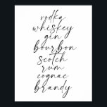 Pub Cart-skriptteckensnitt Poster<br><div class="desc">Pub Cart-skriptteckensnitt</div>