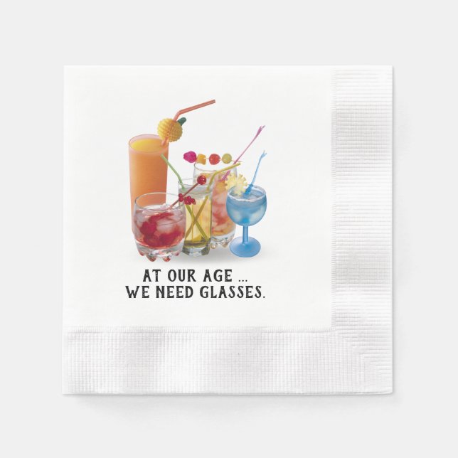 Pub Cocktails Collection Napkins Pappersservett (Framsidan)