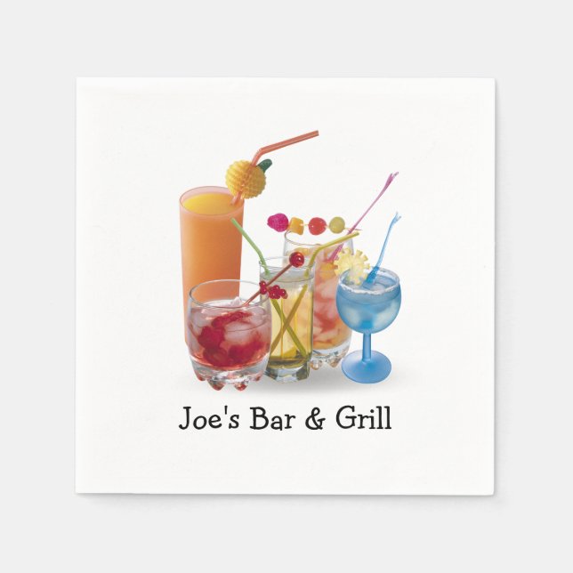 Pub Cocktails Collection Pappersservett (Framsidan)