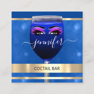 Pub Coctail Vin Drinks Restaurang Lash Fyrkantigt Visitkort