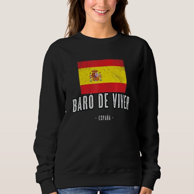 Pub De Viver Spanien Es Flagga City Bandera Ropa T Shirt (Framsida)