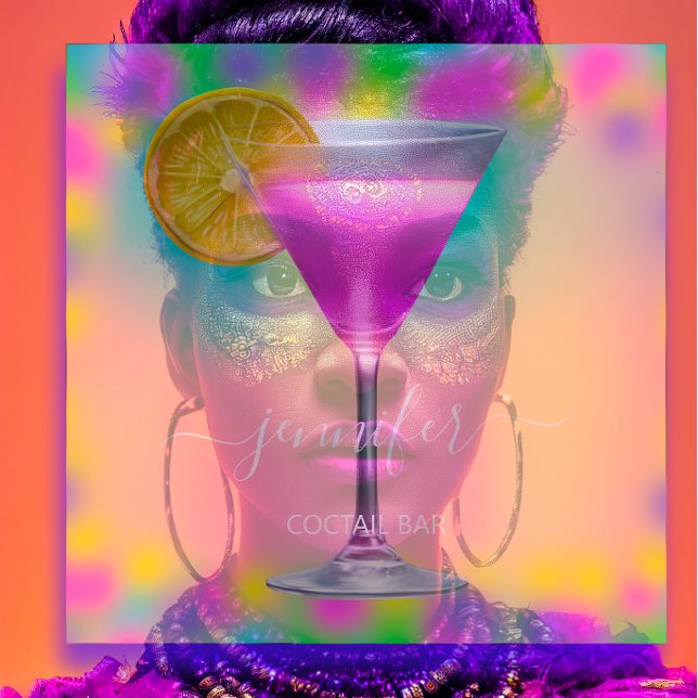 Pub Drinks Pub Restaurant Coctail Logotyp Pinky Fyrkantigt Visitkort (Le coste sono generalmente alte e rocciose, particolarmente frastagliate e con profondi fiordi speci)