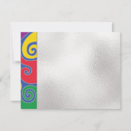 Pub eller Bat mitzvah Tack Elegant Swirls