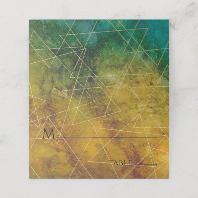 Pub eller Bat mitzvah ut ur det här World Place Ca Placeringskort (Utvändigt utvikt)