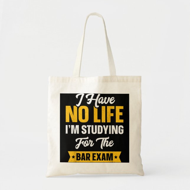 Pub Exam Funny Law School Studenten Gifts 2022 Se Tygkasse (Framsidan)