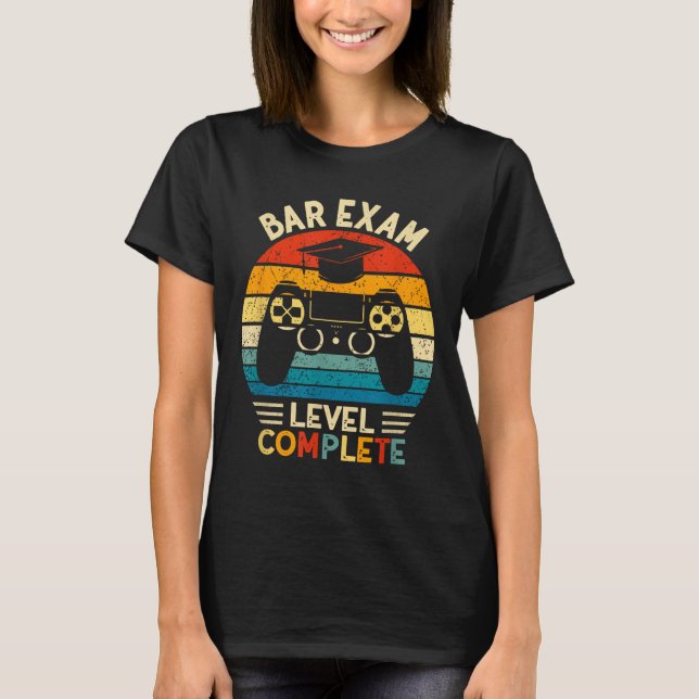 Pub Exam Level Complete Funny Lawyer Law School Gr T Shirt (Framsida)