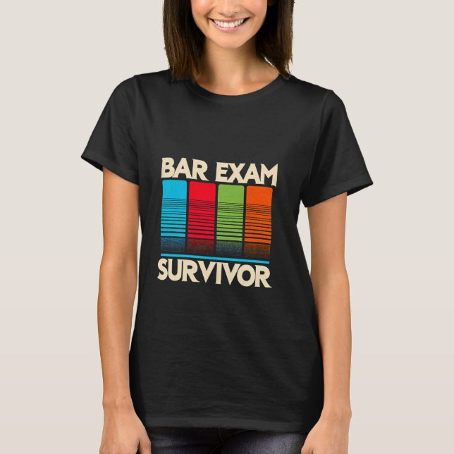 Pub Exam Survivor — T Shirt (Framsida)