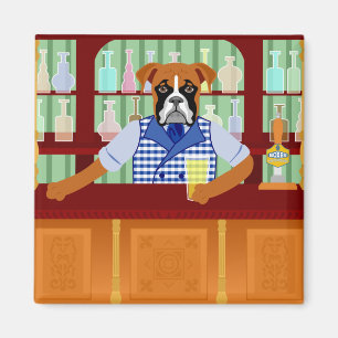 Pub för boxarehundöl magnet