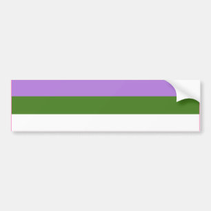 PUB FÖR GENDERQUEER-PRIDEFLAGGA BILDEKAL