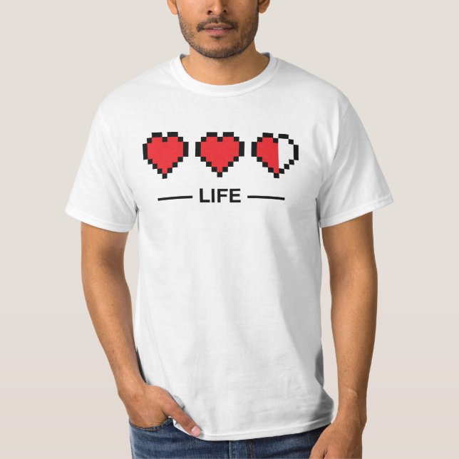 pub för liv 8bit t-shirt (Framsida)