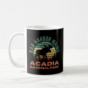 Pub Harbour Acadia nationalpark Maine Moose Hiking Kaffemugg