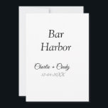 Pub Harbour bachelorette Party bridesmaid bröllop  Inbjudningar<br><div class="desc">Design</div>