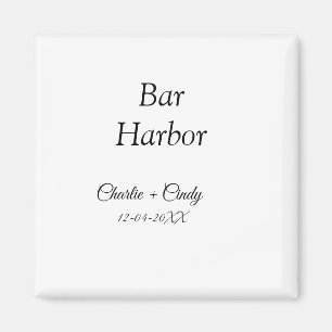 Pub Harbour bachelorette Party bridesmaid bröllop  Magnet