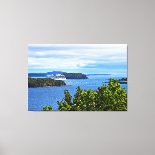 Pub Harbour Diptych Canvastryck (Framsida)