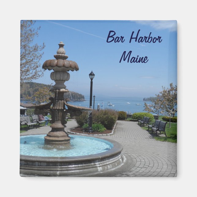 Pub Harbour, Maine Magnet (Framsidan)