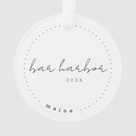 Pub Harbour Maine ME Travel United Stater Simple