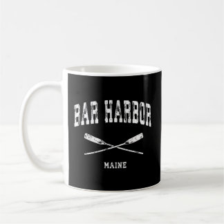 Pub Harbour Maine Nautical Crossed Oars Kaffemugg