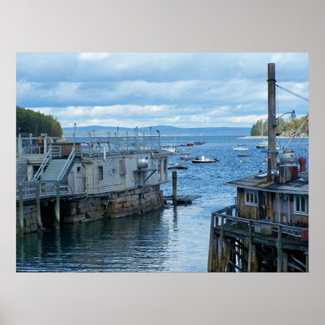 Pub Harbour Maine Poster (Framsidan)
