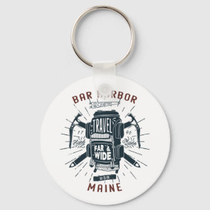 Pub Harbour Maine-ryggsäck Redar Retro Travel Nyckelring