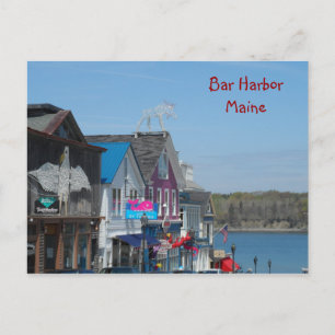 Pub Harbour, Maine Vykort