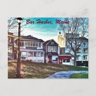 Pub Harbour, Maine Vykort