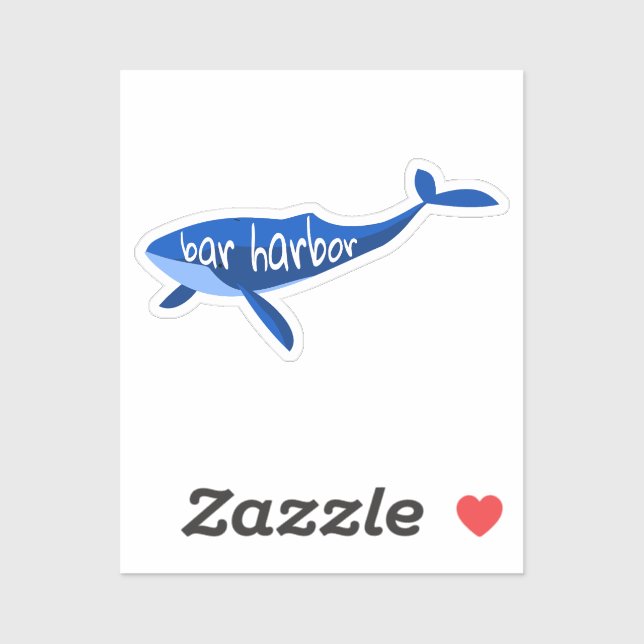 Pub Harbour Maine Whale Klistermärken (Ark)