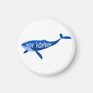 Pub Harbour Maine Whale Magnet