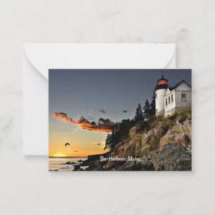 Pub Harbour, marint fotografi Anteckningskort