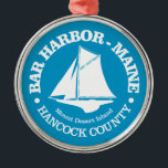 Pub Harbour (slinga) Julgransprydnad Metall<br><div class="desc">Pub Harbour,  Maine.</div>