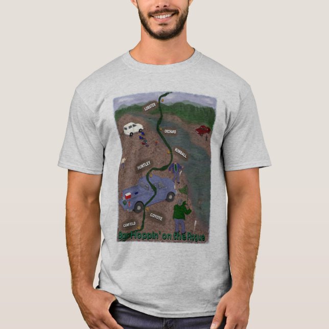 Pub Hoppin' på Rogue T Shirt (Framsida)