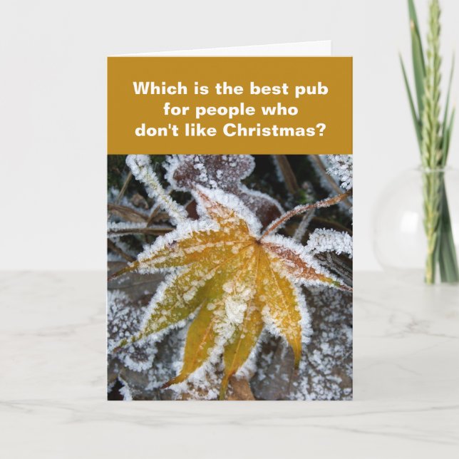 Pub Humbug-kort Helgkort (Framsida)