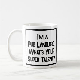 Pub Landlord Toppen Talent. Kaffe Mugg