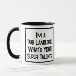 Pub Landlord Toppen Talent. Två tonkaffe Mugg