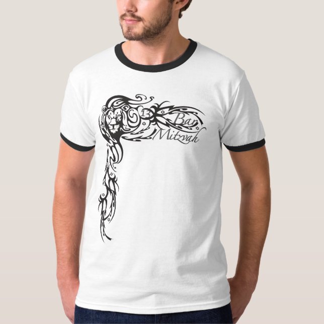 Pub lejona Mitzvah T Shirt (Framsida)
