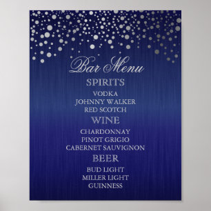 Pub Menu för A Bröllop Poster