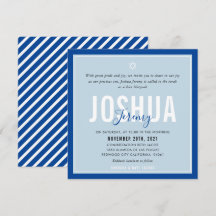 PUB MITZVAH Äggblått i det moderna royalet namn an