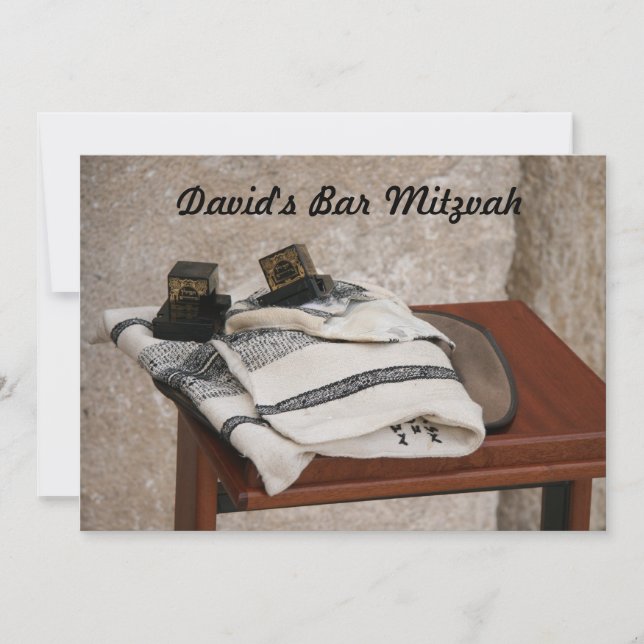 Pub Mitzvah/Bat mitzvah inbjudan (Framsida)