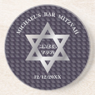 Pub Mitzvah Birthday Modern Mönster Underlägg