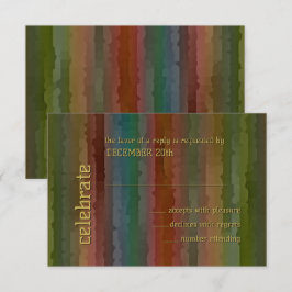 Pub Mitzvah Earth Tone Streaks OSA Inbjudningar