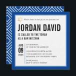PUB MITZVAH enkel modern typografi royal blå Inbjudningar<br><div class="desc">genom kat masard >> kat@simplysweetPAPERIE.com << CONTACT ME för anpassningsbar eller för att lägga till linjer i Hebrew Kärlek, men vill se vissa ändringar - ett annat färg-schema, produkt, foto eller anpassad för ett annat tillfälle - ingen oro kontaktar mig bara - jag är lycklig för att hjälpa till! -...</div>