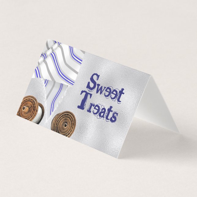 Pub Mitzvah Foldat Bord Sign Kort (Framsida)