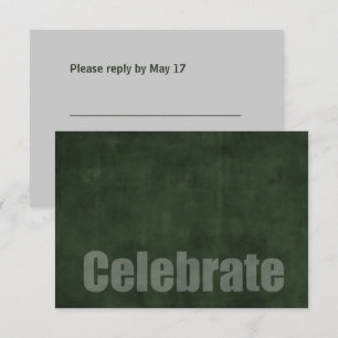 Pub Mitzvah Grunge Grönt OSA kort