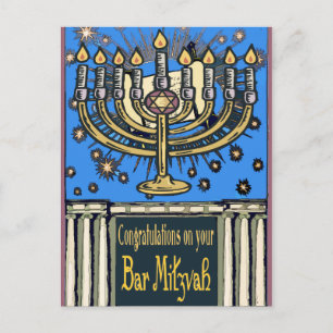 Pub Mitzvah Hälsning Vykort