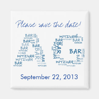 Pub Mitzvah i Monogram Magnet
