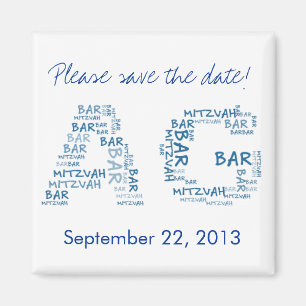 Pub Mitzvah i Monogrammagnet Magnet