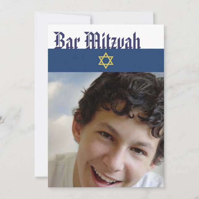 Pub Mitzvah-inbjudan Inbjudningar (Framsida)