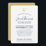 PUB MITZVAH INBJUDAN, modern marblåblå guld Inbjudningar<br><div class="desc">by kat masard >> kat@simplysweetPAPERIE.com << - - - - - - - - - - - - - - - - - - - - - - - - - - - - - - - - - - - - - - - - - - - - -...</div>