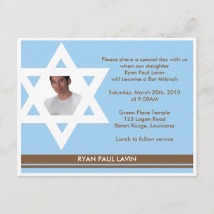 Pub Mitzvah Inbjudningar