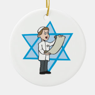 Pub Mitzvah Julgransprydnad Keramik