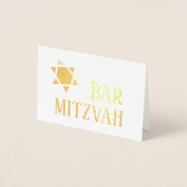 Pub Mitzvah-kort Folierat Kort